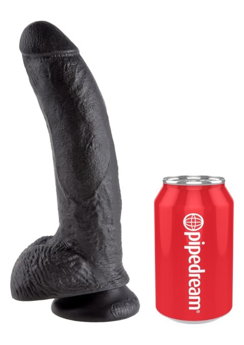 Cock 9 Inch With Balls Black