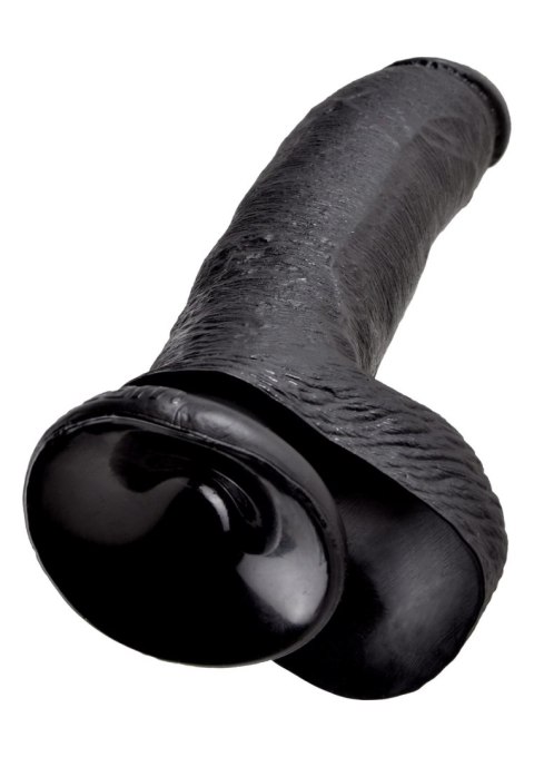 Cock 9 Inch With Balls Black