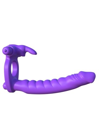 Silicone Double Pene Rabbit Purple