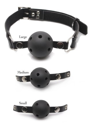 Ball Gag Training System Black