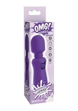 OMG Enjoy Vibrating Wand Purple