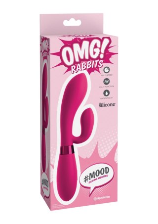 OMG Mood Silicone Vibrator Fuchsia