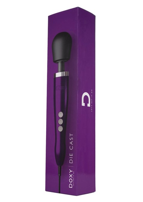 DOXY Die Cast Metal Massager Purple