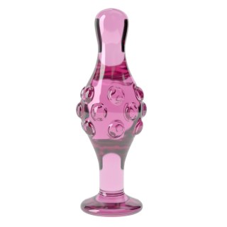 4.5"" Glass Romance Pink