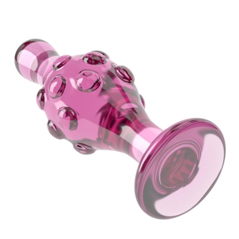 4.5"" Glass Romance Pink