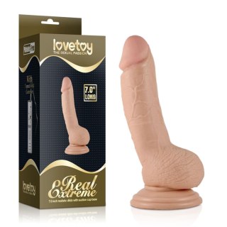 7"" Real Extreme Dildo Flesh