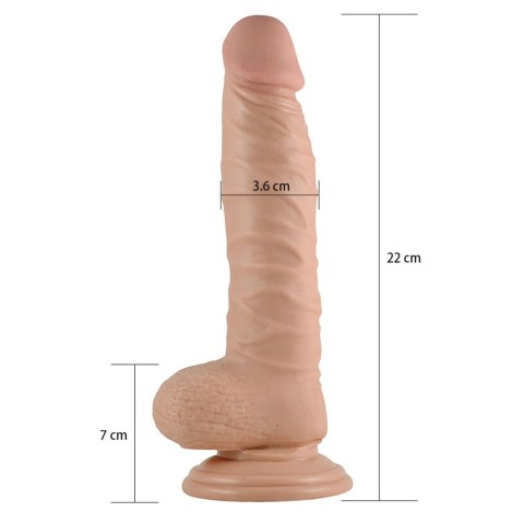 8.5"" Real Extreme Dildo Flesh