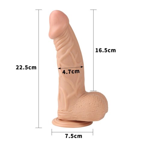 9"" Real Extreme Dildo Flesh