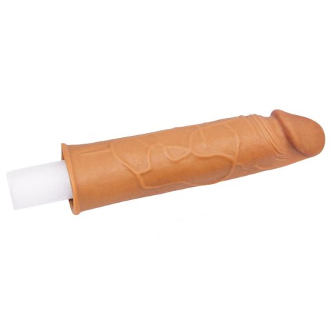 Add 1"" Pleasure X Tender Penis Sleeve Brown