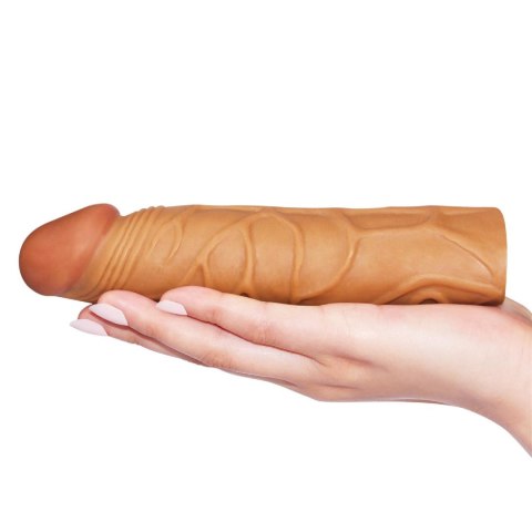 Add 1"" Pleasure X Tender Penis Sleeve Brown