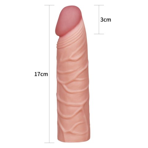 Add 1"" Pleasure X Tender Penis Sleeve Flesh