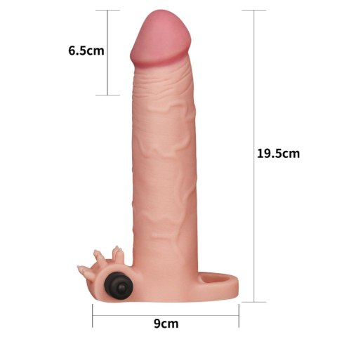 Add 3"" Pleasure X Tender Vibrating Penis Sleeve