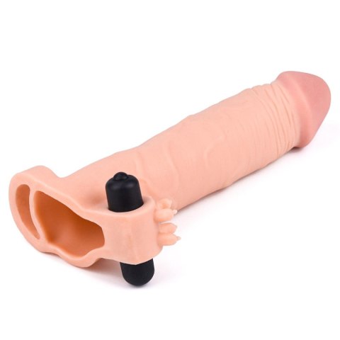 Add 3"" Pleasure X Tender Vibrating Penis Sleeve