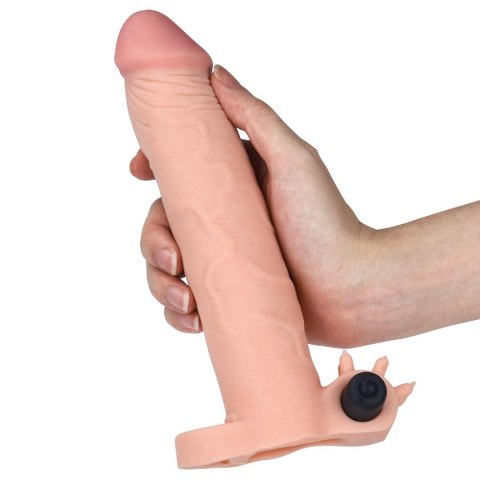 Add 3"" Pleasure X Tender Vibrating Penis Sleeve