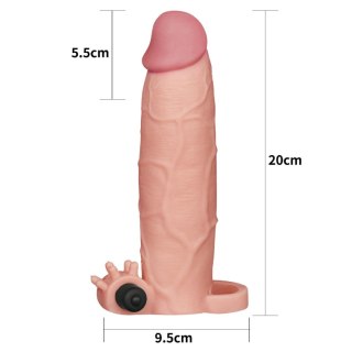 Add 3"" Pleasure X Tender Vibrating Penis Sleeve