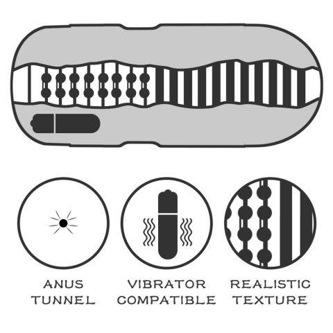 Sex In A Can Anus Stamina Tunnel - Vibrating