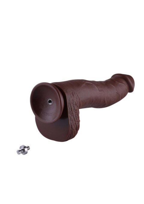 Hismith KlicLok Dildo 32 cm Brown skin tone