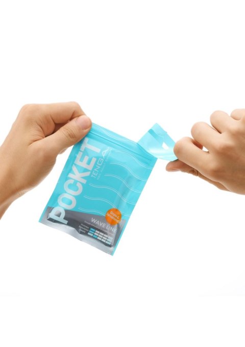 Tenga Pocket Wave Line Transparent