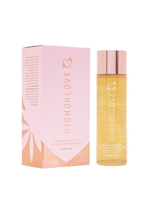 Massage Oil 120ml Champagne & Strawberry