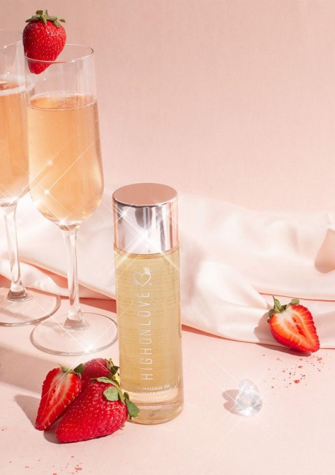 Massage Oil 120ml Champagne & Strawberry