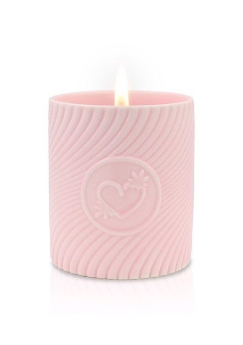 Pink Massage Candle 250 gram Champagne & Strawberry