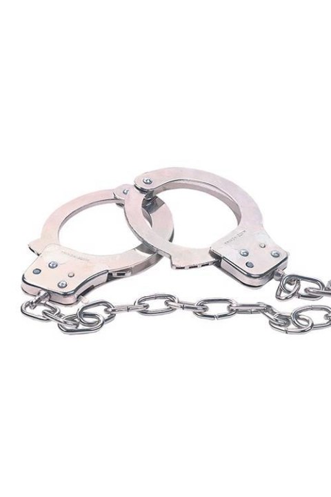 CHROME HANDCUFFS METAL HANDCUFFS W. KEY