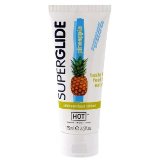 Żel-HOT Superglide PINEAPPLE- 75ml edible lubricant waterbased