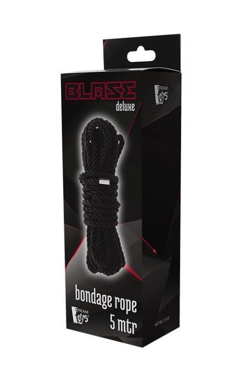 BLAZE DELUXE BONDAGE ROPE 5M BLACK