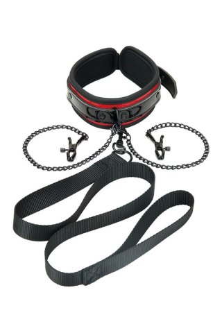 HEARTBREAKER DELUXE COLLAR AND LEASH SET