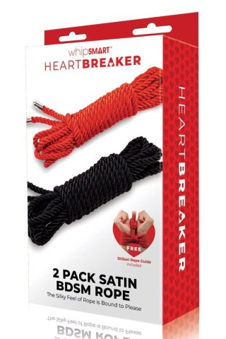 HEARTBREAKER SILKY BONDAGE ROPE 2 PACK