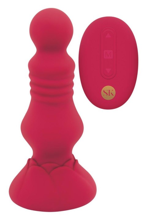 SECRET KISSES REMOTE VIBRATING FLORET BUTTPLUG