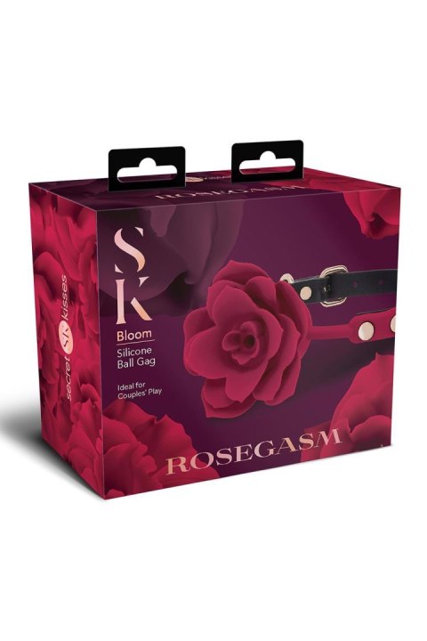 SECRET KISSES ROSEGASM BLOOM SILICONE GAG