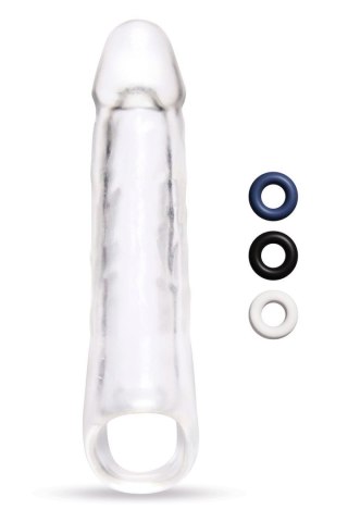 SIZE UP CLEAR VIEW PENIS EXTENDER WITH BALL LOOP EXTRA GIRTHY