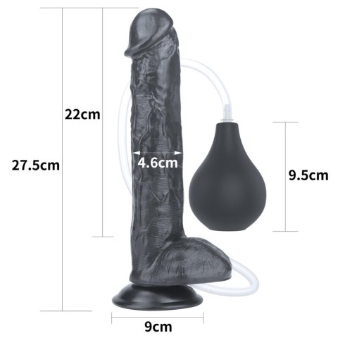 11'' Squirt Extreme Dildo - Black