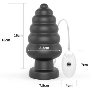 7"" King Sized Vibrating Anal Cracker