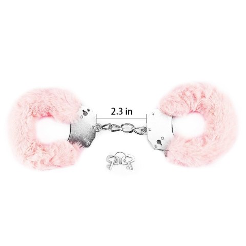 Fetish Pleasure Fluffy Handcuffs Pink