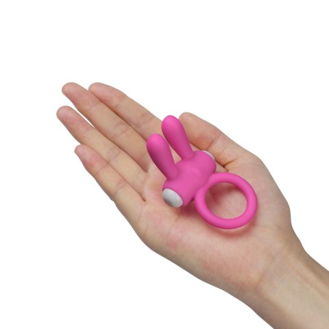 Power Clit Silicone Cockring Pink