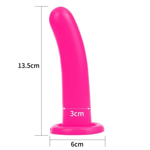 Silicone Holy Dong Medium Pink