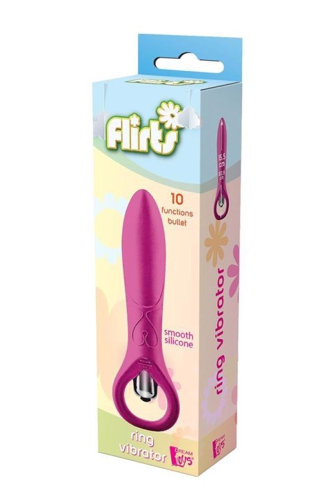 FLIRTS 10 FUNCTIONS RING VIBRATOR PINK