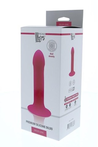 SOLID LOVE PREMIUM DILDO 7INCH PINK