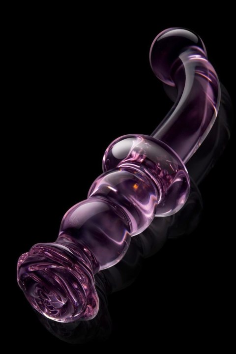 GLAZE GLASS ROSEBUD G-SPOT DILDO