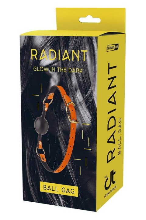 RADIANT BALL GAG GLOW IN THE DARK ORANGE