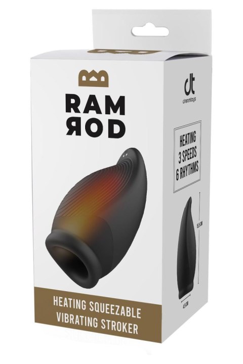 RAMROD HEATING SQUEEZABLE VIBRATING STROKER