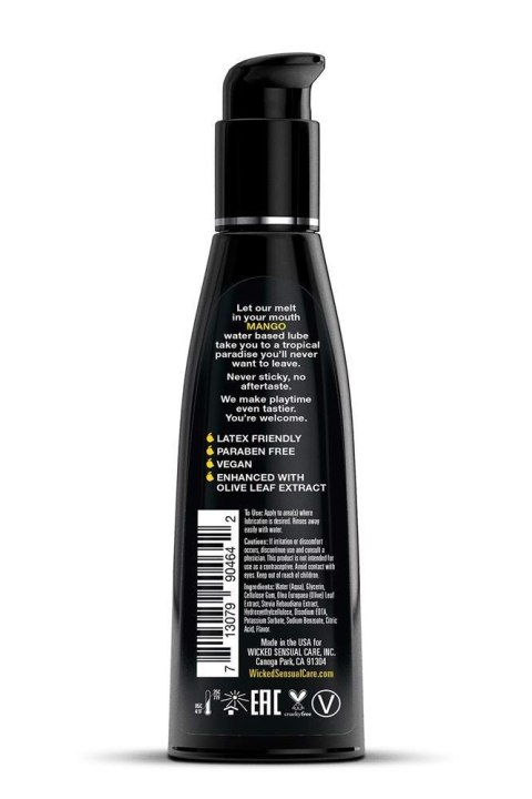 WICKED AQUA MANGO LUBE 120ML