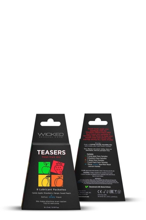 WICKED TEASERS FRESH FRUIT MIX 10x3ML