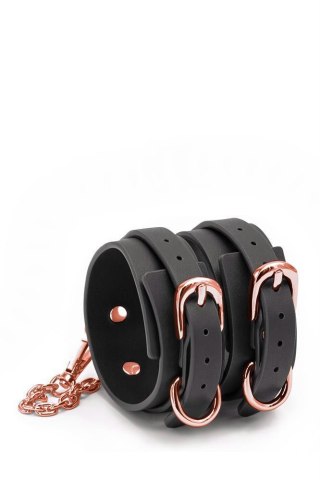 BONDAGE COUTURE ANKLE CUFFS BLACK