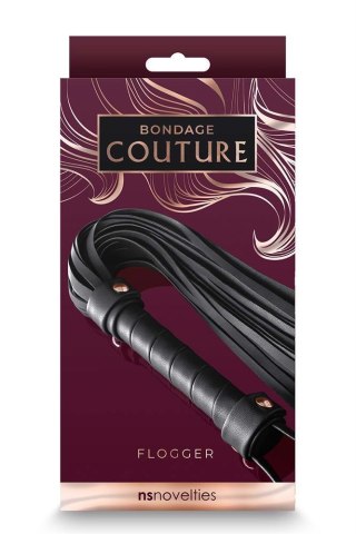 BONDAGE COUTURE FLOGGER BLACK