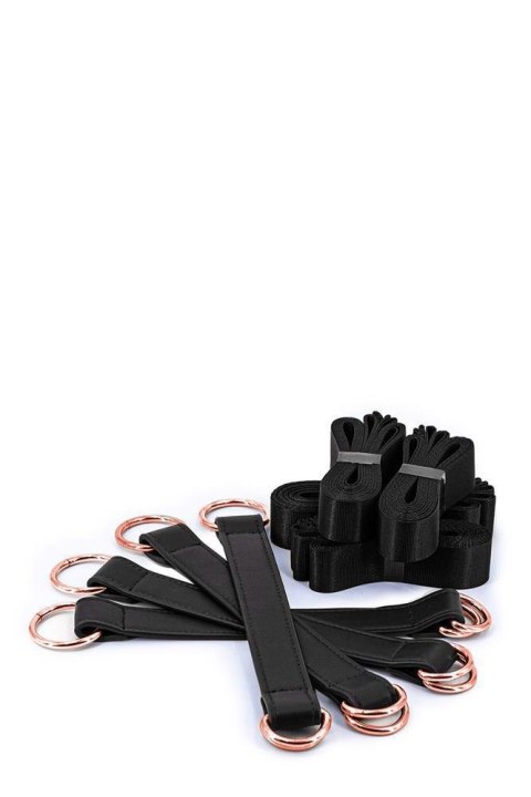 BONDAGE COUTURE TIE DOWN STRAPS BLACK