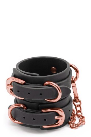 BONDAGE COUTURE WRIST CUFFS BLACK