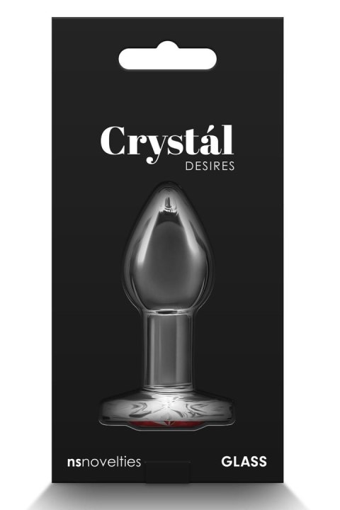 CRYSTAL DESIRES RED HEART SMALL